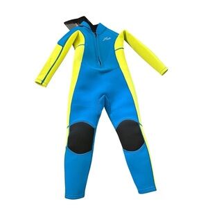 Sea Kids Blue and Yellow Rashguard Wetsuit